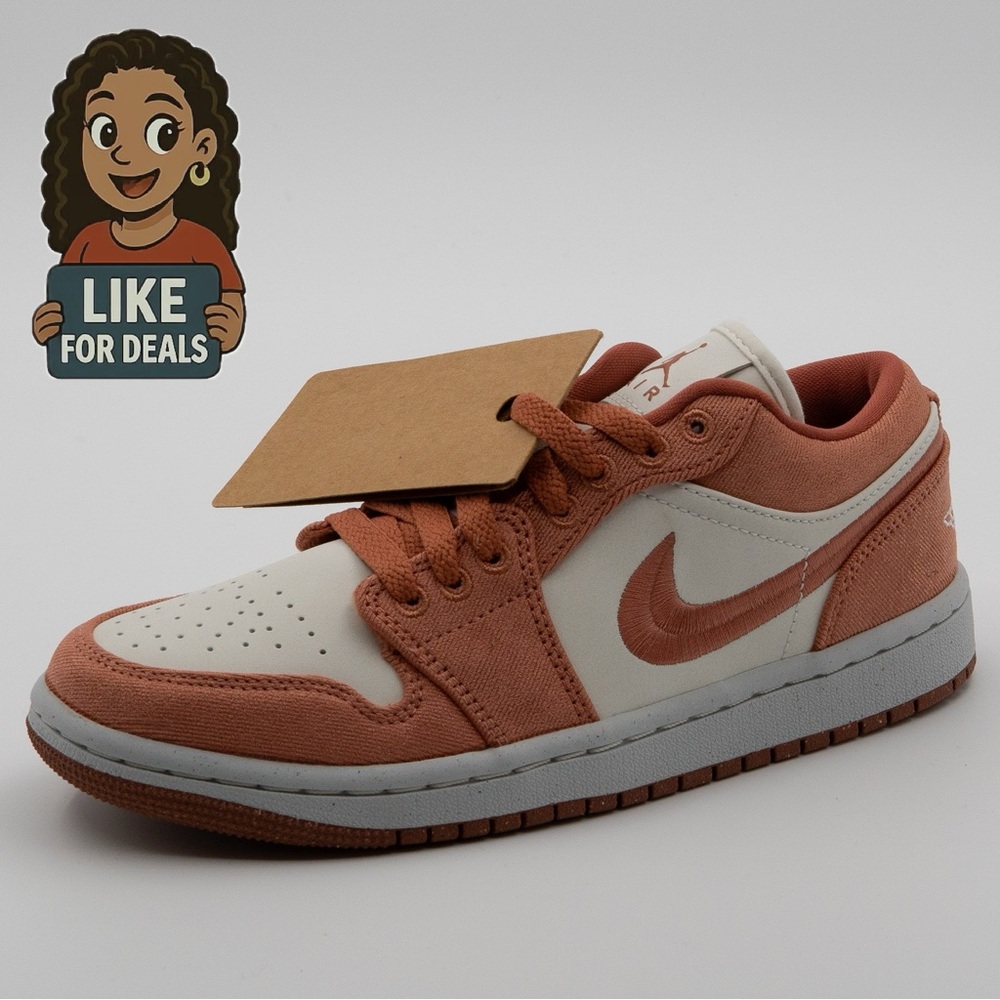 NIKE AIR JORDAN 1 Low “Sky J Orange” Sz 6Y / 7.5W (NWT/DS). **NEW IN BOX.
